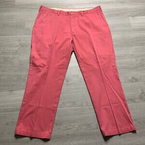 Vintage Polo Ralph Lauren Salmon Pink Classic Fit Flat Front Chino Pants 44Bx30